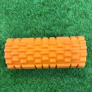 Fitness Vibrant Orange Foam Roller Yoga